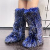 Fashion Plush Warm Snow Long Boots HBRS-Y2K