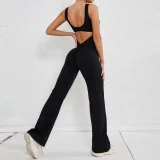 Solid Color Sleeveless Yoga Jumpsuit GQSA-ZY240