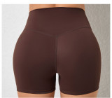 Solid Color Yoga Sport Shorts GQSA-13776