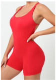 Sling Solid Color Sport Yoga Romper GQSA-71012