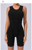 Sleeveless Patchwork Sport Fitness Romper GQSA-25100