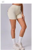 Long Sleeve V Neck Pleated Two Piece Pants Set GQSA-10109