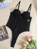Mesh See Through Sling Bodysuit GYHF-51661TBD