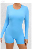 Long Sleeve Solid Color Sport Rpmper GQSA-DV509