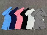 Long Sleeve Solid Color Sport Rpmper GQSA-DV509