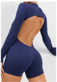Long Sleeve Solid Color Sport Rpmper GQSA-DV509