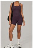 Solid Color Sport Sling Yoga Sport Romper GQSA-1410
