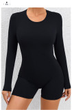 Long Sleeve Solid Color Sport Rpmper GQSA-DV509
