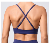 Adjustable Shoulder Strap Yoga Sports Bra GQSA-61041