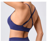 Adjustable Shoulder Strap Yoga Sports Bra GQSA-61041