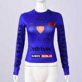 Leopard Print Long Sleeve Tops GFRT-DZF2867