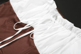 Contrast Color Patchwork Mini Dress GYME-K25D78250