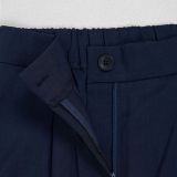 Plus Size Solid Color Blazer Two Piece Pants Set NY-3733