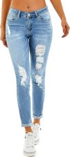 Fashion Holes Tight Pencil Jeans GSMF-CT3111#