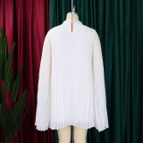 Plus Size Chiffon Bat Sleeve Midi Dress GATE-400