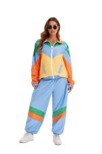 Halloween Color Block Long Sleeve Coats GMMD-8018