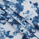 Print Tie Up Mini Dress SUM-ZX24179PFO