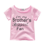 Kids Girl Letter Print T Shirt Jeans 2 Piece Set YKTZ-G06