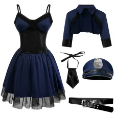 Halloween Police Uniform Costume Suit GMMD-8082