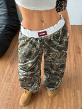 Camouflage Print Loose Pants YWXS-K25L1123