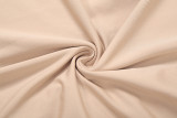 Solid Color V Neck Backless Split Maxi Dress XEF-K25D81127