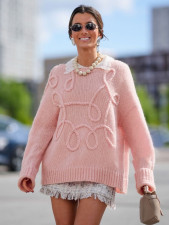 Long Sleeve Pullover Sweater GKLK-T4917516Y