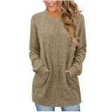 Solid Color O Neck T Shirt GYZY-6680