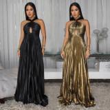 Sleeveless Solid Color Maxi Dress BY-7525