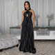 Sleeveless Solid Color Maxi Dress BY-7525