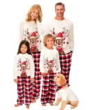 Plaid Print Christmas Family Pajama Set YLDF-209177-2