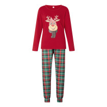 Christmas Reindeer Print Matching Family Pajama Set YLDF-2461