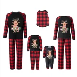 Christmas Print Pajama Set Parent-Child Matching Set YLDF-6699
