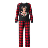Christmas Print Pajama Set Parent-Child Matching Set YLDF-6699