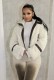 Faux Fur Collar Patchwork Leather Jacket with Lining YMEF-58015