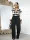 Plaid Print Thickened Patchwork PU Leather Jacket CM-9535