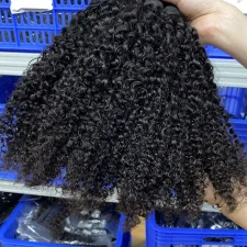 Humanhair Pixie Curl Bulk Wigs Hair JFDX-76222