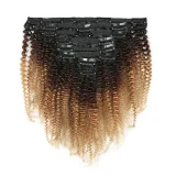 Human Hair Afro Kinky Curly Clip-In Hair JKLS-27992