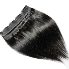 Human Hair Straight Multi-Color Seamless Hair Extensions JKLS-27279