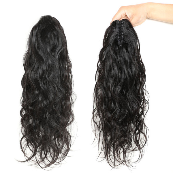Human Hair Wig BODY WAVE Ponytail Clip-On Ponytail JKLS-78497