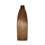PU Real Hair Tape-in Hair Extensions Wigs JFDX-80388