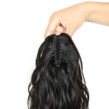 Human Hair Wig BODY WAVE Ponytail Clip-On Ponytail JKLS-78497