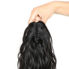 Human Hair Wig BODY WAVE Ponytail Clip-On Ponytail JKLS-78497