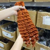 Human Hair Bundles Deep Wave Wigs  JFDX-90898