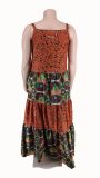 Plus Size Print Sleeveless Maxi Dress GCYF-9319