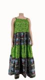 Plus Size Print Sleeveless Maxi Dress GCYF-9319
