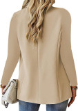 Solid Color Long Sleeve Blazers GSZE-ST23138