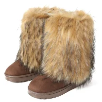 Furrzy Thick-soled Snow Boots NGZR-66218
