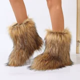 Fashion Warm Furrzy Snow Boots NGZR-0021