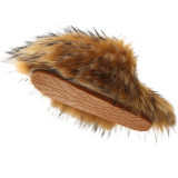 Home Warm Non-Slip Fuzzy Slippers NGZR-F-888