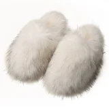 Home Warm Non-Slip Fuzzy Slippers NGZR-F-888